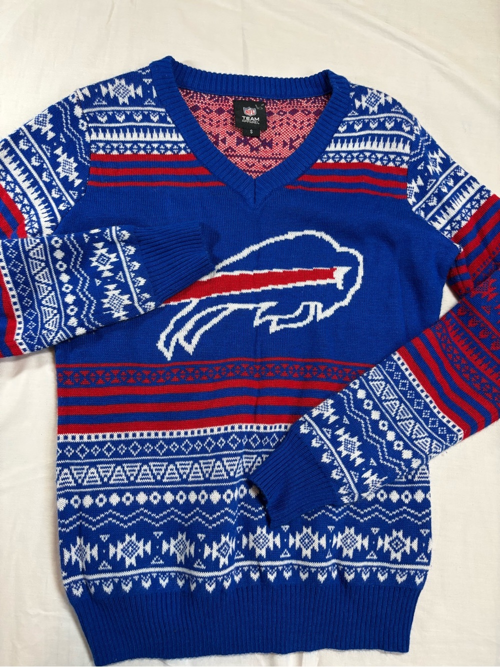 Buffalo Bills NFL Team Apparel Women. Size S Sweater Long Sleeve